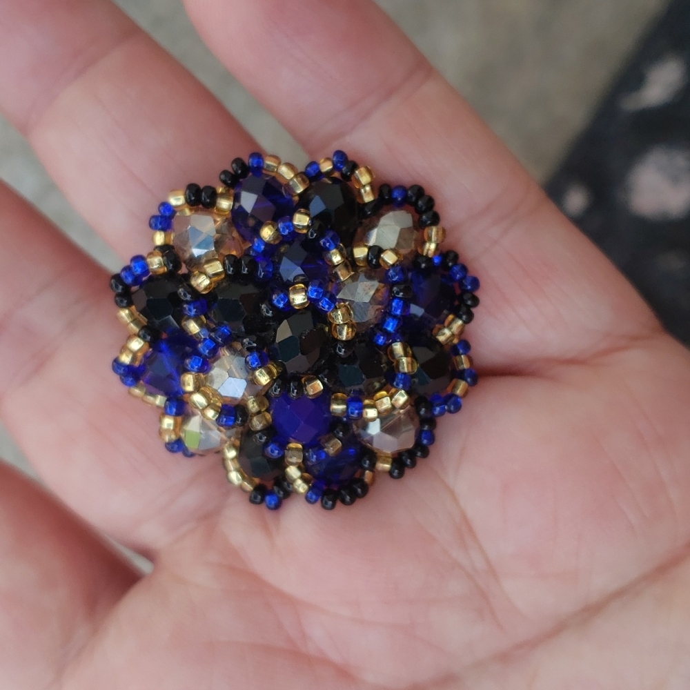 Handmade beaded ring - Picture 7 of 7